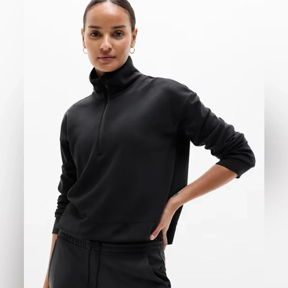 Athleta Seasoft Quarter Zip size medium - Picture 1 of 13